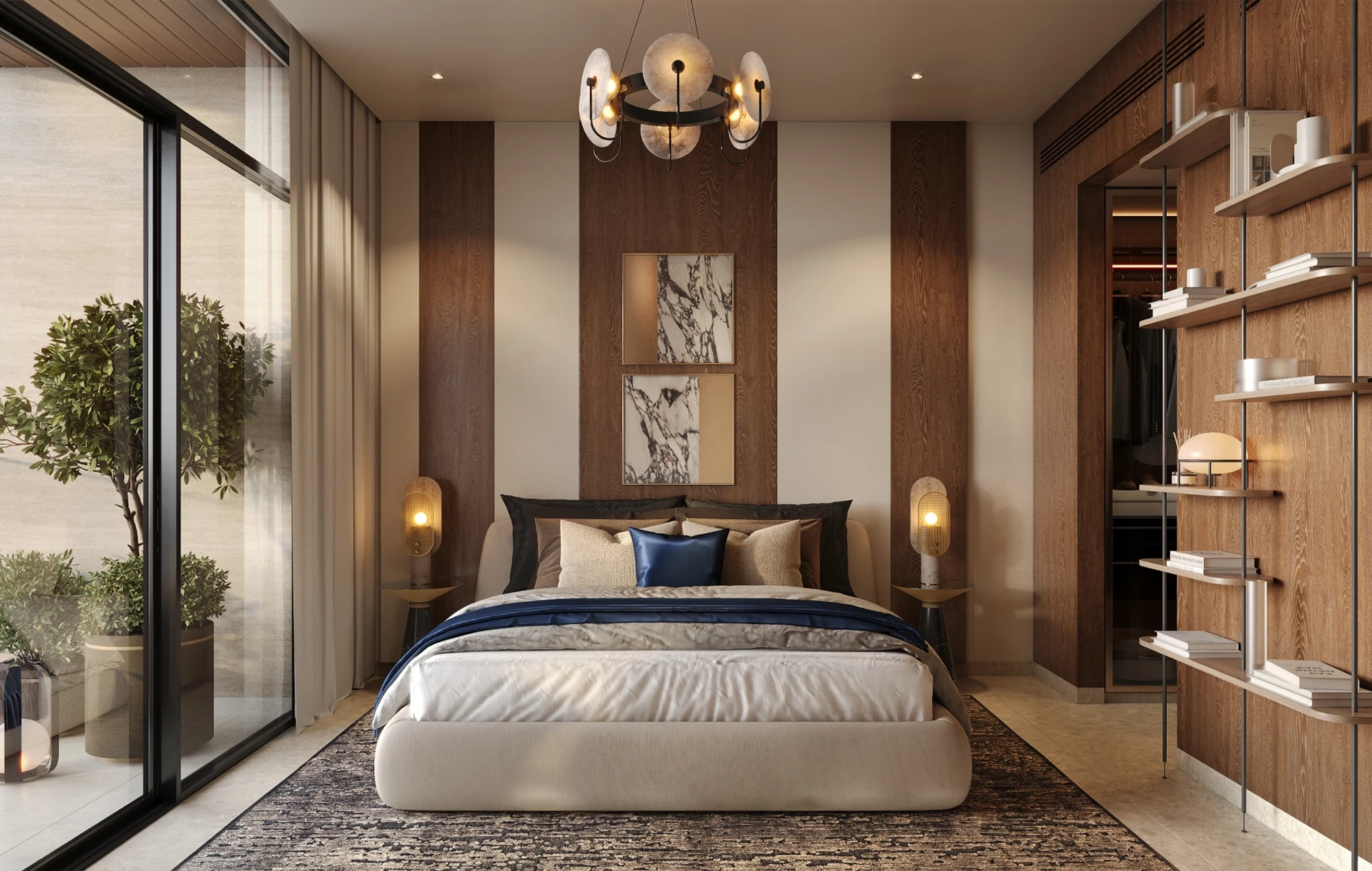 A modern home by GFS Builders & Developers